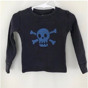 Boy’s Mini Boden Skull & Crossbones Thermal Size 3Y